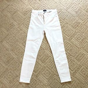 Jcrew 9” high rise toothpick jean